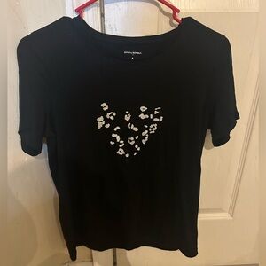 Banana Republic short sleeve black soft tee shirt small